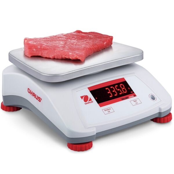 Waga kuchenna kontrolna wodoodporna IP68 VALOR 2000 30kg / 5kg - OHAUS V22PWE30T 2 30236101 2
