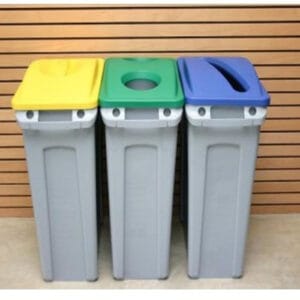 Pokrywa do pojemnika Rubbermaid SLIM JIM reg niebieska 4 Pokrywa do pojemnika Rubbermaid SLIM JIM reg niebieska - obrazek 2