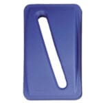 3051 pokrywa do pojemnika rubbermaid slim jim niebieska