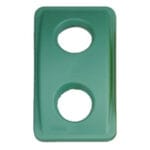 3052 pokrywa do pojemnika rubbermaid slim jim zielona