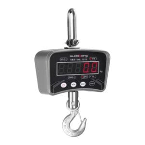 Waga hakowa wisząca podwieszana z pilotem LED do 1 Tony / 0,2 kg 10 Waga hakowa wisząca podwieszana z pilotem LED do 1 Tony / 0,2 kg - obrazek 5