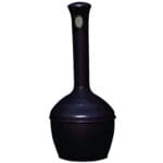 3561 popielniczka wolnostojaca zewnetrzna czarna z pojemnikiem 15l sr 33cm wys 100cm