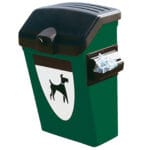3822 z kosz uliczny na psie odchody fido 25l zasobnik na woreczki