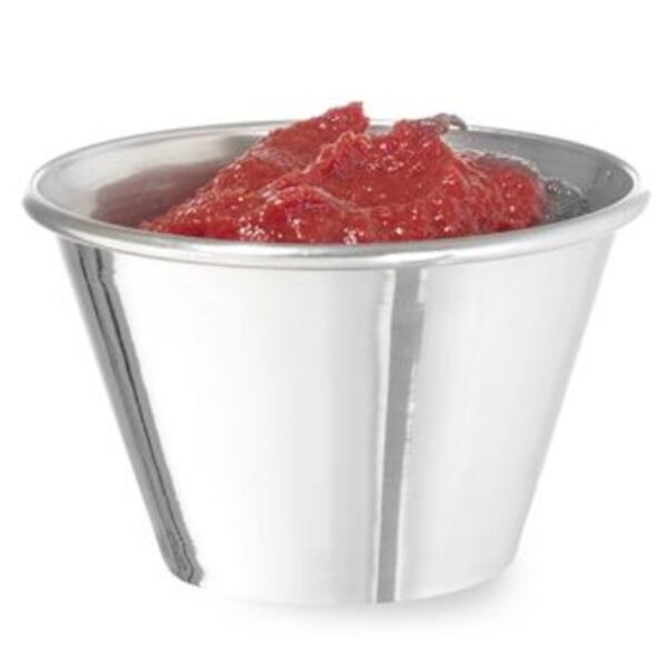 Miseczka ramekin naczynie do sosów dipów ze stali nierdzewnej śr. 73 mm 12 szt. 115 ml - Hendi 400036 1 400036 1
