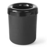421574 smietniczka stolowa lub pojemnik na sztucce z tworzywa czarny sr 130mm hendi 421574
