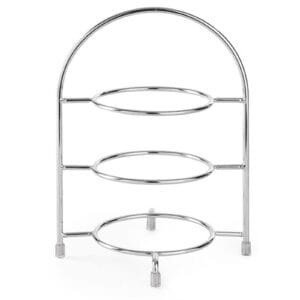 Stojak ekspozytor na 3 talerze o śr. 17 cm stalowy - Hendi 425466 2 Stojak ekspozytor na 3 talerze o śr. 17 cm stalowy - Hendi 425466 - obrazek 1
