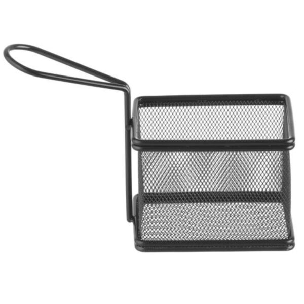 Koszyk do podawania smażonych przekąsek miniaturowy z uchwytem 100x80x75 mm - Hendi 425619 2 425619 2