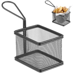 Koszyk do podawania smażonych przekąsek miniaturowy z uchwytem 100x80x75 mm - Hendi 425619 4 Koszyk do podawania smażonych przekąsek miniaturowy z uchwytem 100x80x75 mm - Hendi 425619 - obrazek 1
