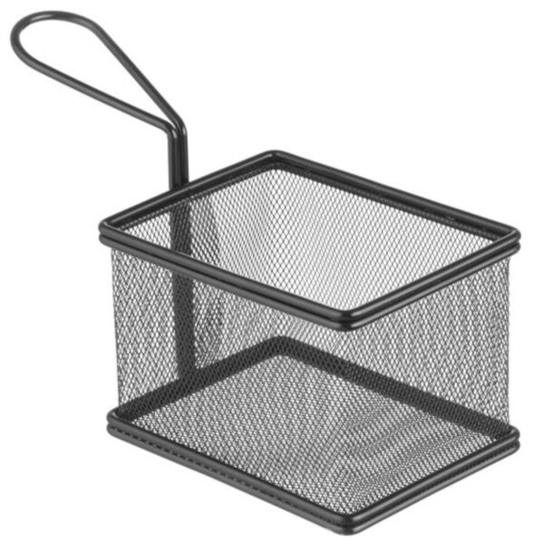 Koszyk do podawania smażonych przekąsek miniaturowy z uchwytem 125x100x85 mm - Hendi 425626 1 425626 1
