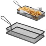 425657 koszyk do serwowania smazonych przekasek frytek z uchwytem czarny 255x153x45 mm hendi 425657 ean 8711369425657 hurtownia zielona gora