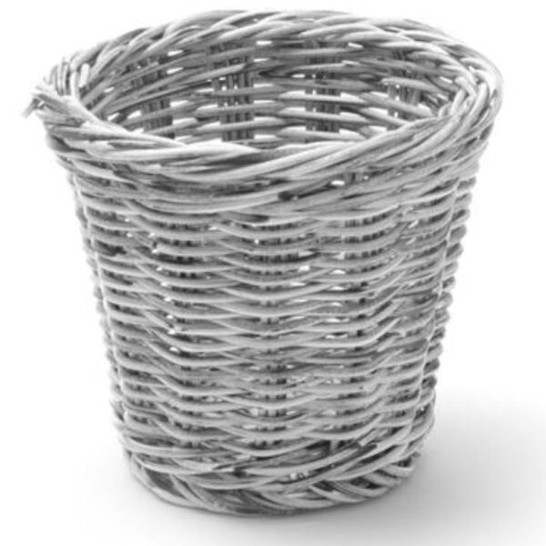 Koszyk do serwowania smażonych przekąsek szary melanżowy śr. 130x110 mm - Hendi 426043 1 426043 1