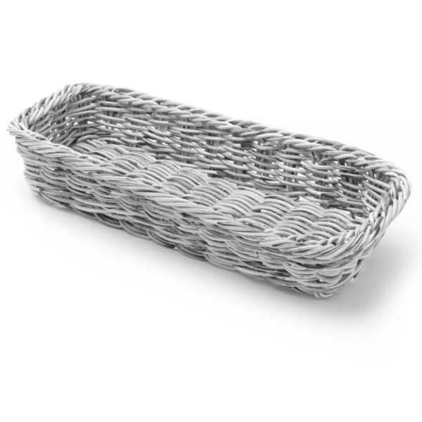 Koszyk na sztućce widelce noże łyżki szary melanżowy 270x100x45 mm - Hendi 426081 1 426081 1