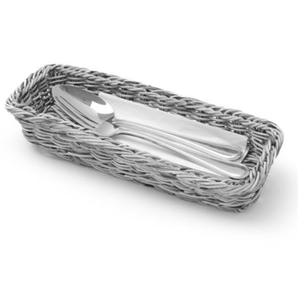 Koszyk na sztućce widelce noże łyżki szary melanżowy 270x100x45 mm - Hendi 426081 2 426081 2