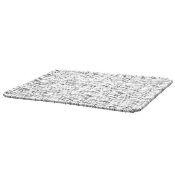 Kosz tacka na pieczywo z ramą ze stali nierdzewnej szary melanżowy 400x300x50 mm - Hendi 426524 3 426524 3