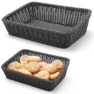 Kosz ekspozycyjny na pieczywo chleb skośny prostokątny czarny 400x300x120 mm - Hendi 426661 4 Kosz ekspozycyjny na pieczywo chleb skośny prostokątny czarny 400x300x120 mm - Hendi 426661 - obrazek 1