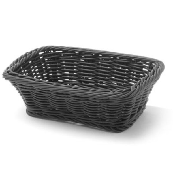 Koszyk na pieczywo prostokątny polipropylenowy czarny 190x130x60 mm - Hendi 426791 1 426791 1