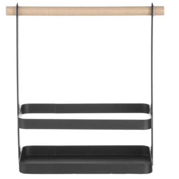 Organizer koszyk stołowy na przyprawy z drewnianą rączką 23x10x24 cm - Hendi 427040 3 427040 3