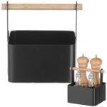 427057 organizer koszyk stolowy na przyprawy z drewniana raczka 17x13x16 cm hendi 427057 ean 8711369427057 hurtownia zielona gora