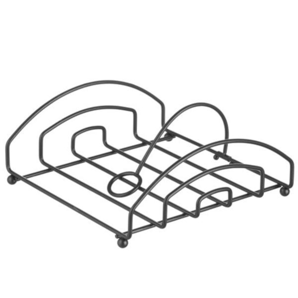 Serwetnik stojak na serwetki ze stali nierdzewnej czarny 155x160 mm - Hendi 427156 1 427156 1