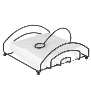 Serwetnik stojak na serwetki ze stali nierdzewnej czarny 205x210 mm - Hendi 427163 7 Serwetnik stojak na serwetki ze stali nierdzewnej czarny 205x210 mm - Hendi 427163 - obrazek 4