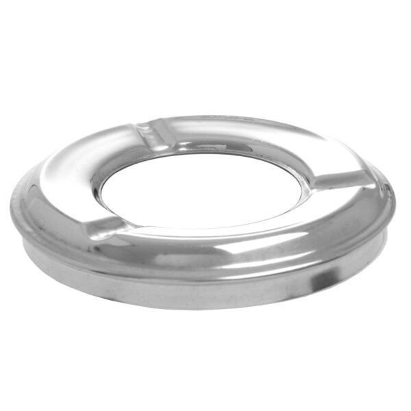 Popielniczka ze zdejmowanym rantem stal nierdzewna czarna śr. 105 mm - Hendi 440230 2 440230 2