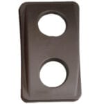 4712 pokrywa do pojemnika rubbermaid slim jim brazowa