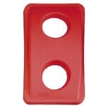 4829 pokrywa do pojemnika rubbermaid slim jim czerwona