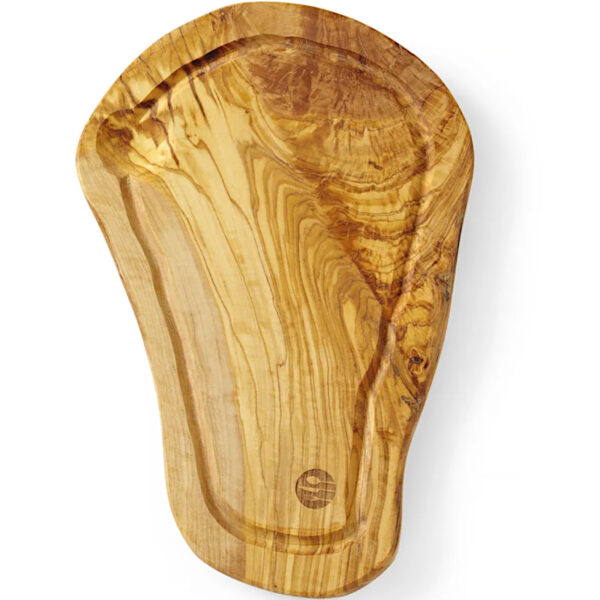 Deska do serwowania z drewna oliwnego z rowkiem 300 x 210 x 18 mm - Hendi 505199 1 505199 1