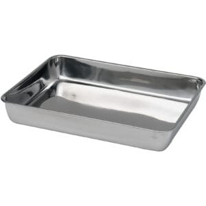 Pojemnik taca na mięso i żywność ze stali chromowej 260x200x40mm - Hendi 508107 1 Pojemnik taca na mięso i żywność ze stali chromowej 260x200x40mm - Hendi 508107 - obrazek 1
