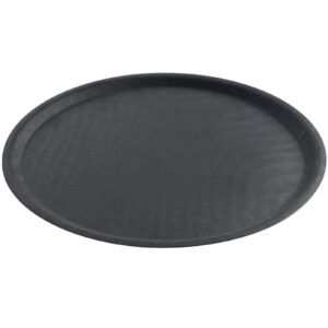 Taca kelnerska antypoślizgowa okrągła śr. 50cm czarna - Hendi 508787 4 Taca kelnerska antypoślizgowa okrągła śr. 50cm czarna - Hendi 508787 - obrazek 2