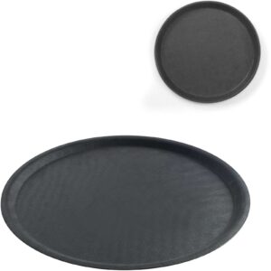 Taca kelnerska antypoślizgowa okrągła śr. 50cm czarna - Hendi 508787 3 Taca kelnerska antypoślizgowa okrągła śr. 50cm czarna - Hendi 508787 - obrazek 1