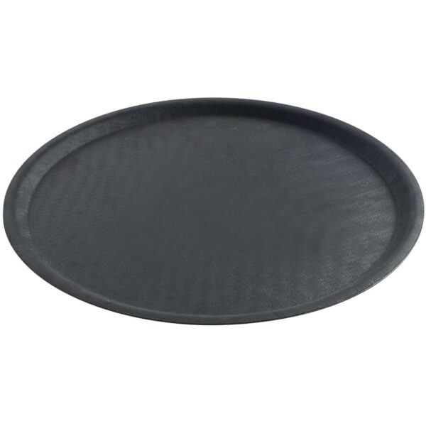 Taca kelnerska antypoślizgowa okrągła śr. 35cm - czarna 2 508817 2