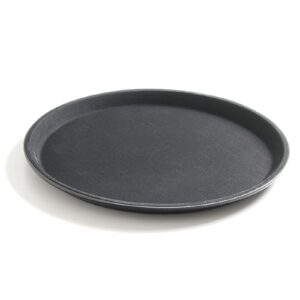 Taca kelnerska antypoślizgowa okrągła śr. 35cm - czarna 7 Taca kelnerska antypoślizgowa okrągła śr. 35cm - czarna - obrazek 4
