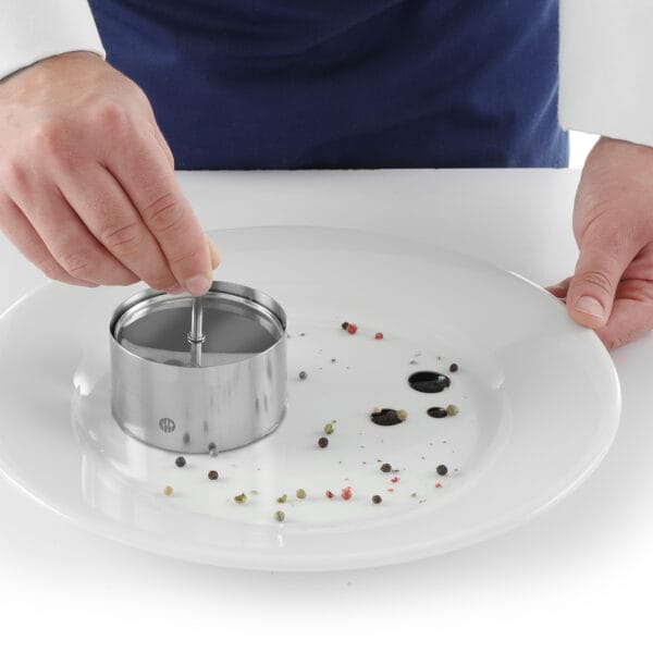 Pierścień kucharski cukierniczy do ciast potraw śr.80x(H)45mm Hendi 512142 3 512210 2