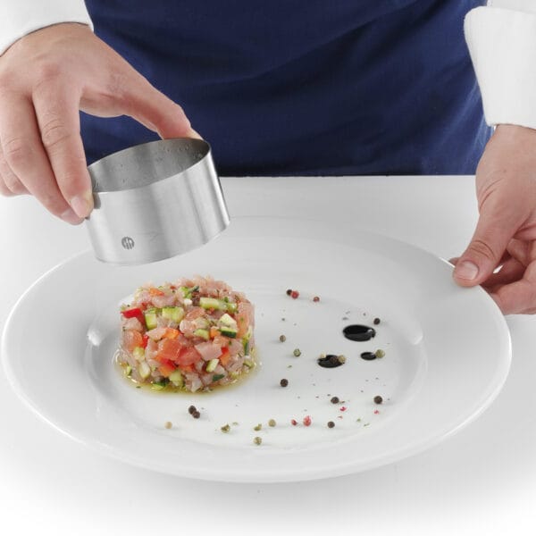 Pierścień kucharski cukierniczy do ciast potraw śr.80x(H)45mm Hendi 512142 1 512210 3