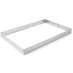 Rant piekarniczy cukierniczy prostokątny ze stali nierdzewnej 385x285x50mm Hendi 512418 1 Rant piekarniczy cukierniczy prostokątny ze stali nierdzewnej 385x285x50mm Hendi 512418 - obrazek 1