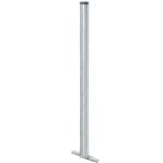5225 b slupek stalowy do zamocowania kosza i zasobnika na torebki 150cm