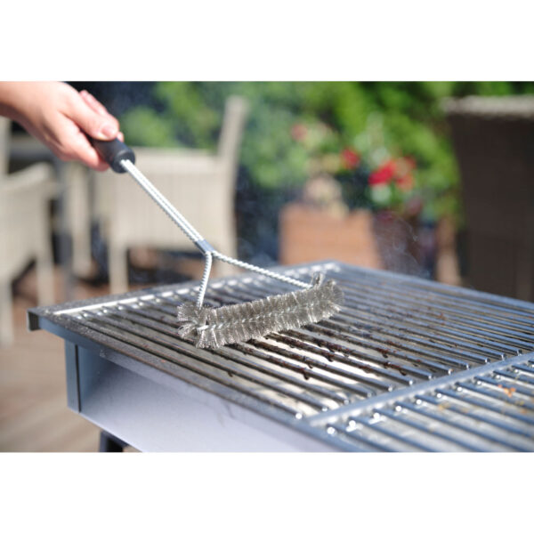 Szczotka druciana do grilla rusztu BBQ ze stali nierdzewnej KSZTAŁT Y 520x170 mm - Hendi 525432 1 525432 1