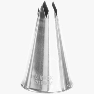 Końcówka tylka gwiazdka do rękawów worków cukierniczych stalowa śr. 10mm - HENDI 551394 1 Końcówka tylka gwiazdka do rękawów worków cukierniczych stalowa śr. 10mm - HENDI 551394 - obrazek 1