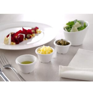 Zestaw miseczek ramekin 45 ml 12 szt. KREMOWE Hendi 565612 3 Zestaw miseczek ramekin 45 ml 12 szt. KREMOWE Hendi 565612 - obrazek 2