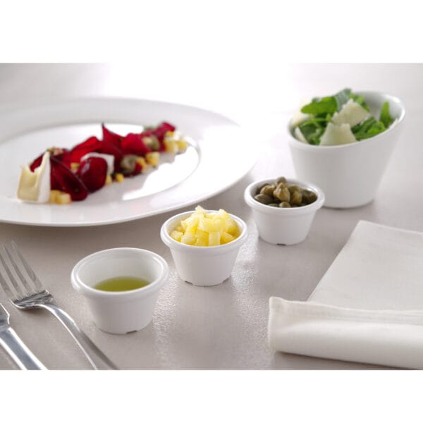 Zestaw miseczek ramekin 45 ml 12 szt. KREMOWE Hendi 565612 1 565612 2