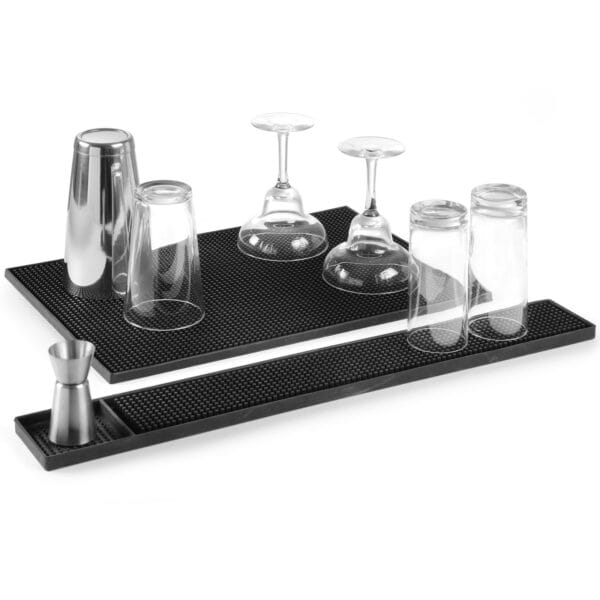 Mata barmańska gumowa prostokątna do szklanek pokali 300x150x(H)10mm Hendi 597989 1 597989 2
