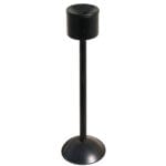 6094 popielniczk samogasnaca wolnostojaca na slupku wewnetrzna czarna sr 15cm wys 60cm