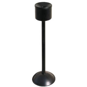 Popielniczka samogasnąca wolnostojąca na słupku wewnętrzna czarna śr. 15cm wys. 60cm 1 Popielniczka samogasnąca wolnostojąca na słupku wewnętrzna czarna śr. 15cm wys. 60cm - obrazek 1