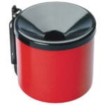 6095 popielniczka scienna samogasnaca do wnetrza i na zewnatrz czerwona sr 15cm