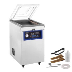 Pakowarka zgrzewarka próżniowa komorowa do worków do żywności 40cm wolnostojąca 900W MSW VPM-900G 8 Pakowarka zgrzewarka próżniowa komorowa do worków do żywności 40cm wolnostojąca 900W MSW VPM-900G - obrazek 2