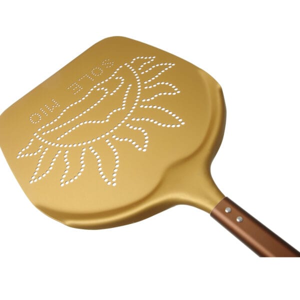 Łopata do pieca do pizzy aluminiowa perforowana Sole Mio 330x1700mm Lilly Codroipo Hendi 617830 2 617830 3