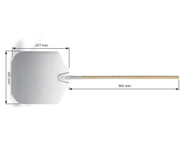 Łopata do pieca do pizzy 1320 mm - Hendi 617861 1 617861 1
