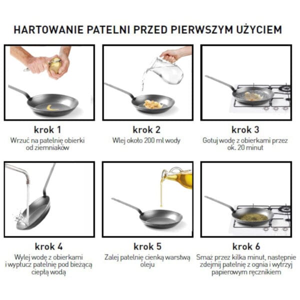 Patelnia do naleśników Profi Line - płytka śr. 230 mm - Hendi 628805 8 628805 10