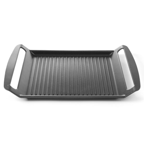 Płyta taca grillowa ryflowana do kuchenek indukcyjnych TEFLON 39x26cm - HENDI 629130 1 629130 1